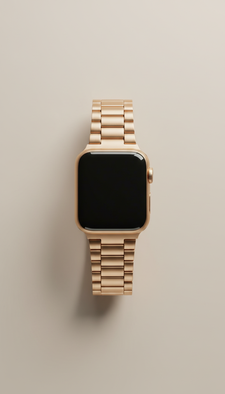 Champagne Gold Link Band